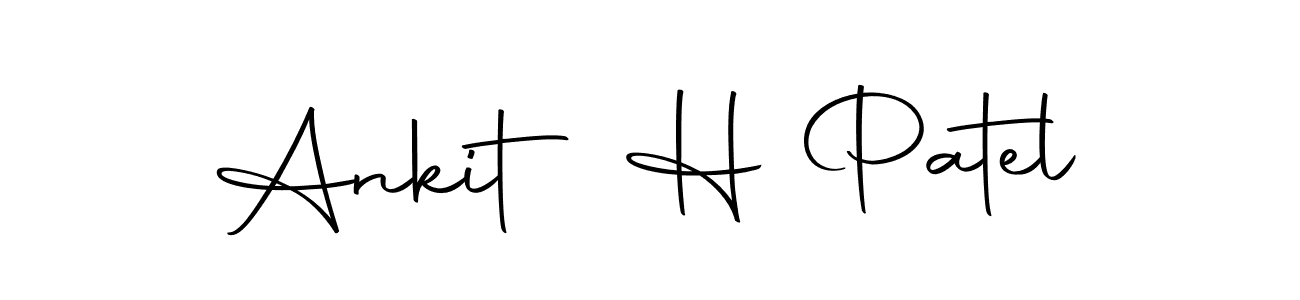 Make a beautiful signature design for name Ankit H Patel. Use this online signature maker to create a handwritten signature for free. Ankit H Patel signature style 10 images and pictures png
