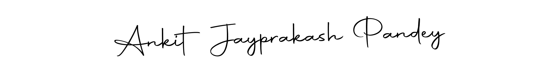 Create a beautiful signature design for name Ankit Jayprakash Pandey. With this signature (Autography-DOLnW) fonts, you can make a handwritten signature for free. Ankit Jayprakash Pandey signature style 10 images and pictures png