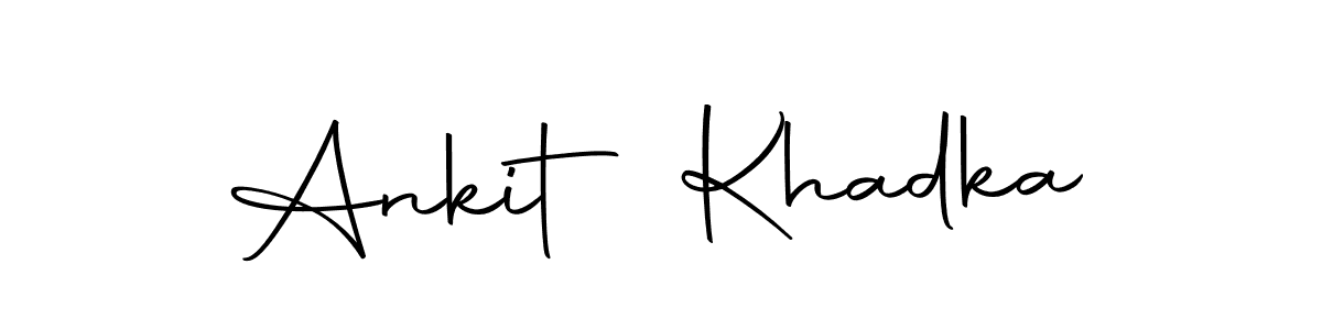 Create a beautiful signature design for name Ankit Khadka. With this signature (Autography-DOLnW) fonts, you can make a handwritten signature for free. Ankit Khadka signature style 10 images and pictures png