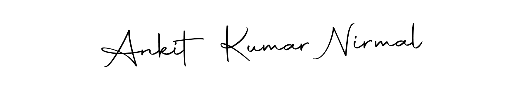 Design your own signature with our free online signature maker. With this signature software, you can create a handwritten (Autography-DOLnW) signature for name Ankit Kumar Nirmal. Ankit Kumar Nirmal signature style 10 images and pictures png