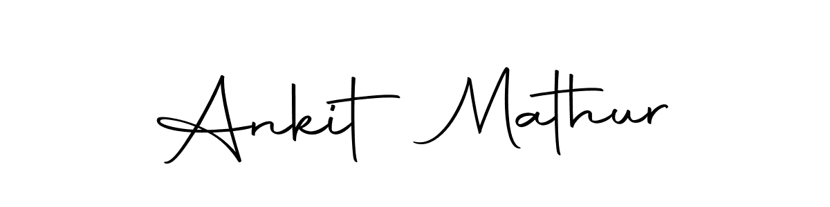 Design your own signature with our free online signature maker. With this signature software, you can create a handwritten (Autography-DOLnW) signature for name Ankit Mathur. Ankit Mathur signature style 10 images and pictures png