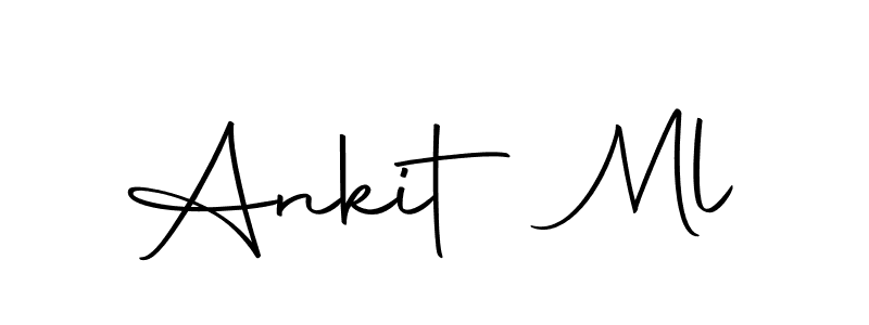 Also we have Ankit Ml name is the best signature style. Create professional handwritten signature collection using Autography-DOLnW autograph style. Ankit Ml signature style 10 images and pictures png
