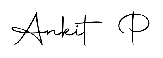 A dynamic signature style for Ankit P using Autography-DOLnW script. Designed to look authentic, handwritten, and professional. Ankit P signature style 10 images and pictures png