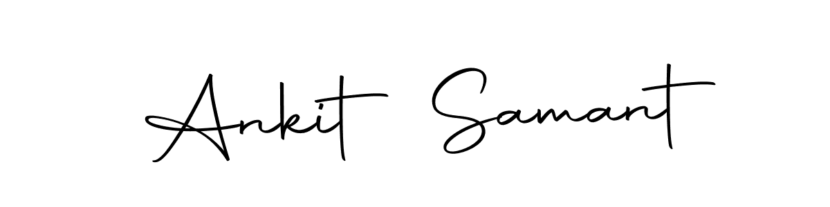 Create a beautiful signature design for name Ankit Samant. With this signature (Autography-DOLnW) fonts, you can make a handwritten signature for free. Ankit Samant signature style 10 images and pictures png