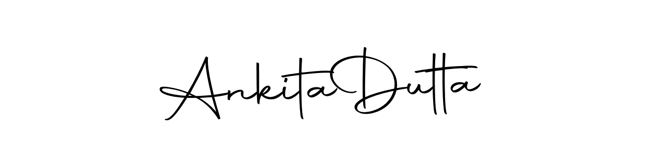 Use a signature maker to create a handwritten signature online. With this signature software, you can design (Autography-DOLnW) your own signature for name Ankita  Dutta. Ankita  Dutta signature style 10 images and pictures png