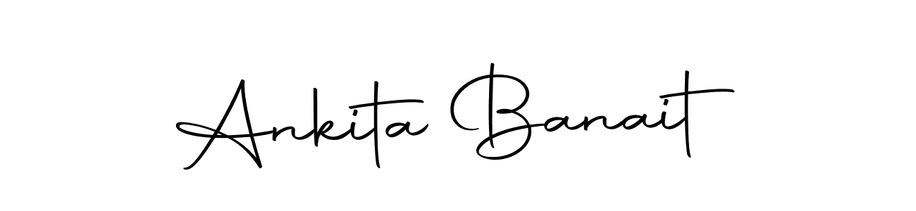 This is the best signature style for the Ankita Banait name. Also you like these signature font (Autography-DOLnW). Mix name signature. Ankita Banait signature style 10 images and pictures png