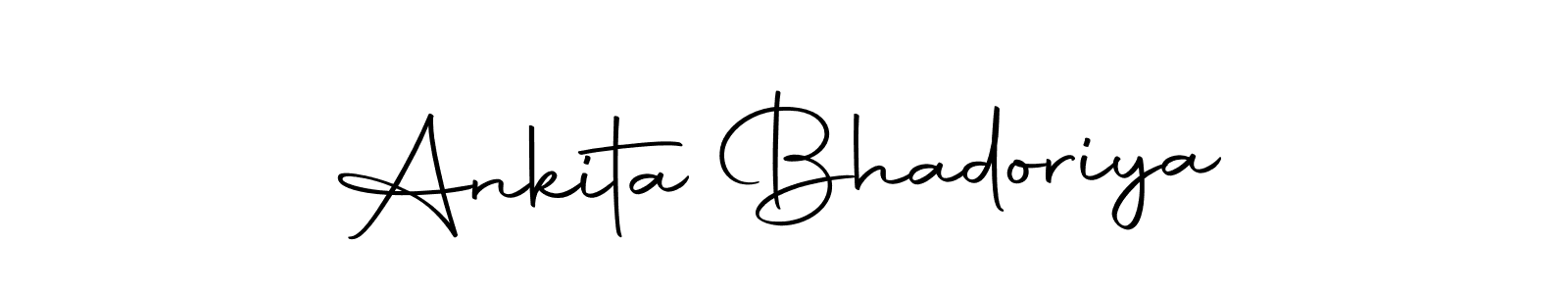 Design your own signature with our free online signature maker. With this signature software, you can create a handwritten (Autography-DOLnW) signature for name Ankita Bhadoriya. Ankita Bhadoriya signature style 10 images and pictures png