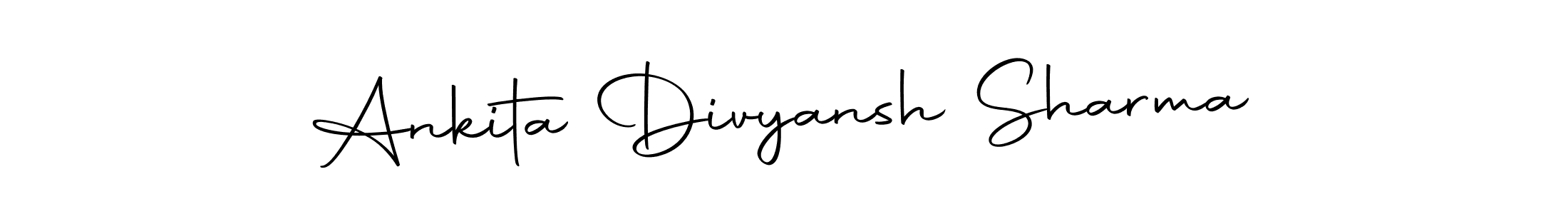 How to make Ankita Divyansh Sharma signature? Autography-DOLnW is a professional autograph style. Create handwritten signature for Ankita Divyansh Sharma name. Ankita Divyansh Sharma signature style 10 images and pictures png