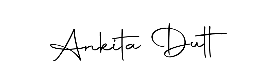 Design your own signature with our free online signature maker. With this signature software, you can create a handwritten (Autography-DOLnW) signature for name Ankita Dutt. Ankita Dutt signature style 10 images and pictures png