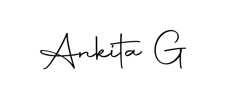 Design your own signature with our free online signature maker. With this signature software, you can create a handwritten (Autography-DOLnW) signature for name Ankita G. Ankita G signature style 10 images and pictures png