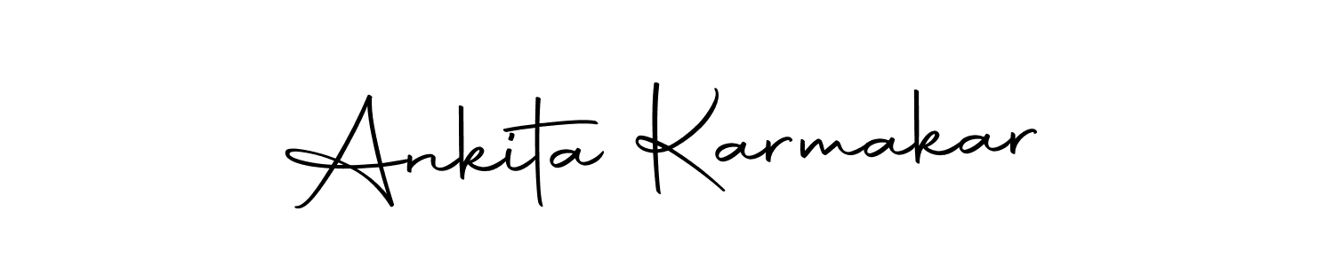 The best way (Autography-DOLnW) to make a short signature is to pick only two or three words in your name. The name Ankita Karmakar include a total of six letters. For converting this name. Ankita Karmakar signature style 10 images and pictures png