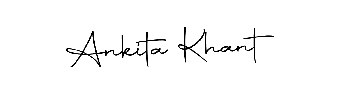 Create a beautiful signature design for name Ankita Khant. With this signature (Autography-DOLnW) fonts, you can make a handwritten signature for free. Ankita Khant signature style 10 images and pictures png