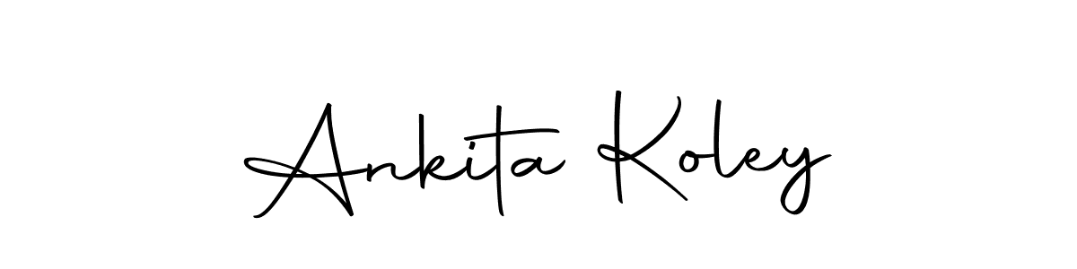 You can use this online signature creator to create a handwritten signature for the name Ankita Koley. This is the best online autograph maker. Ankita Koley signature style 10 images and pictures png