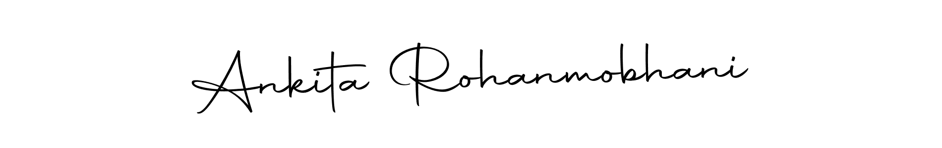 How to make Ankita Rohanmobhani signature? Autography-DOLnW is a professional autograph style. Create handwritten signature for Ankita Rohanmobhani name. Ankita Rohanmobhani signature style 10 images and pictures png