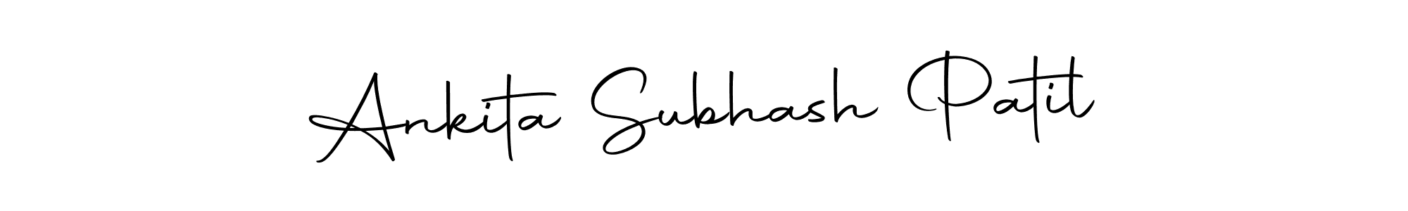 Design your own signature with our free online signature maker. With this signature software, you can create a handwritten (Autography-DOLnW) signature for name Ankita Subhash Patil. Ankita Subhash Patil signature style 10 images and pictures png