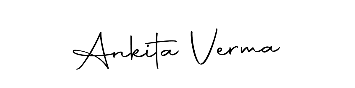 Design your own signature with our free online signature maker. With this signature software, you can create a handwritten (Autography-DOLnW) signature for name Ankita Verma. Ankita Verma signature style 10 images and pictures png