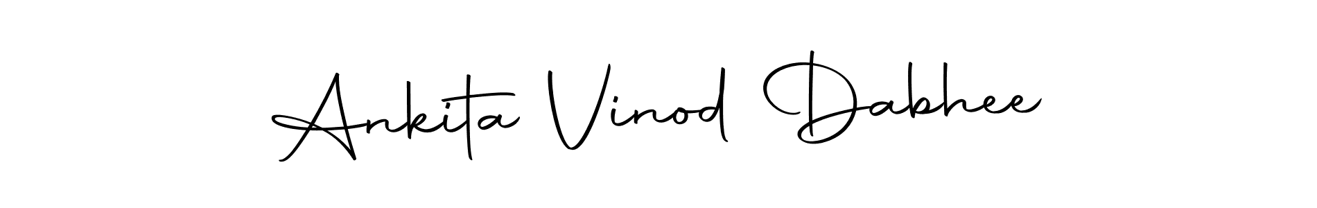 It looks lik you need a new signature style for name Ankita Vinod Dabhee. Design unique handwritten (Autography-DOLnW) signature with our free signature maker in just a few clicks. Ankita Vinod Dabhee signature style 10 images and pictures png