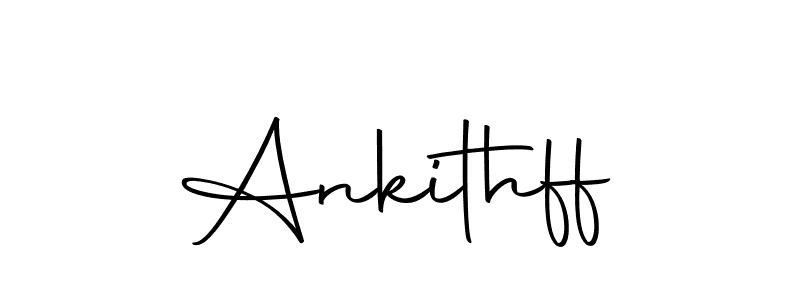 Use a signature maker to create a handwritten signature online. With this signature software, you can design (Autography-DOLnW) your own signature for name Ankithff. Ankithff signature style 10 images and pictures png