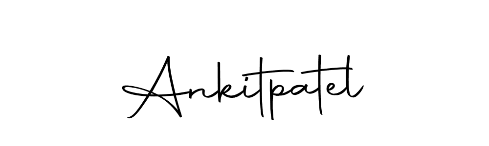 How to make Ankitpatel name signature. Use Autography-DOLnW style for creating short signs online. This is the latest handwritten sign. Ankitpatel signature style 10 images and pictures png
