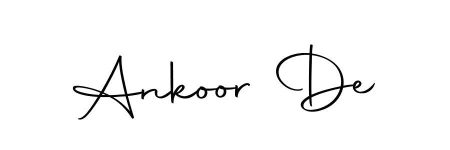 Make a beautiful signature design for name Ankoor De. Use this online signature maker to create a handwritten signature for free. Ankoor De signature style 10 images and pictures png