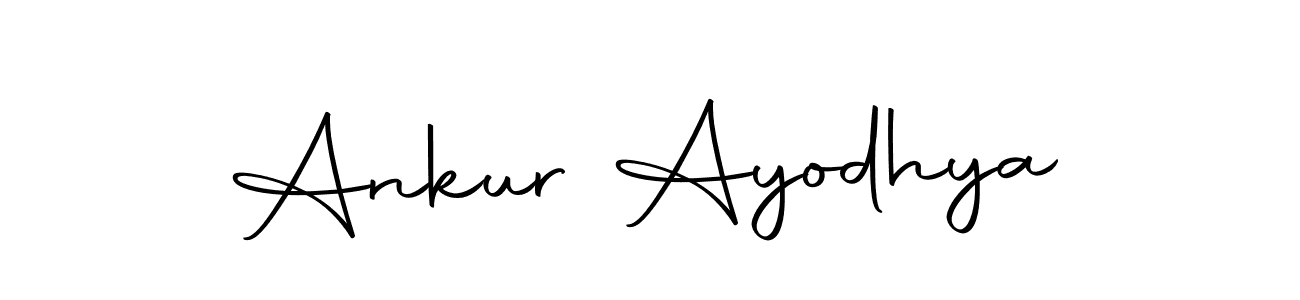 Here are the top 10 professional signature styles for the name Ankur Ayodhya. These are the best autograph styles you can use for your name. Ankur Ayodhya signature style 10 images and pictures png