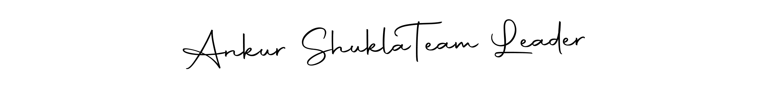 Make a short Ankur Shukla  Team Leader signature style. Manage your documents anywhere anytime using Autography-DOLnW. Create and add eSignatures, submit forms, share and send files easily. Ankur Shukla  Team Leader signature style 10 images and pictures png