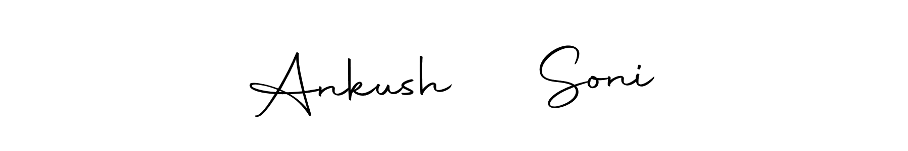 Design your own signature with our free online signature maker. With this signature software, you can create a handwritten (Autography-DOLnW) signature for name Ankush ❤️ Soni. Ankush ❤️ Soni signature style 10 images and pictures png