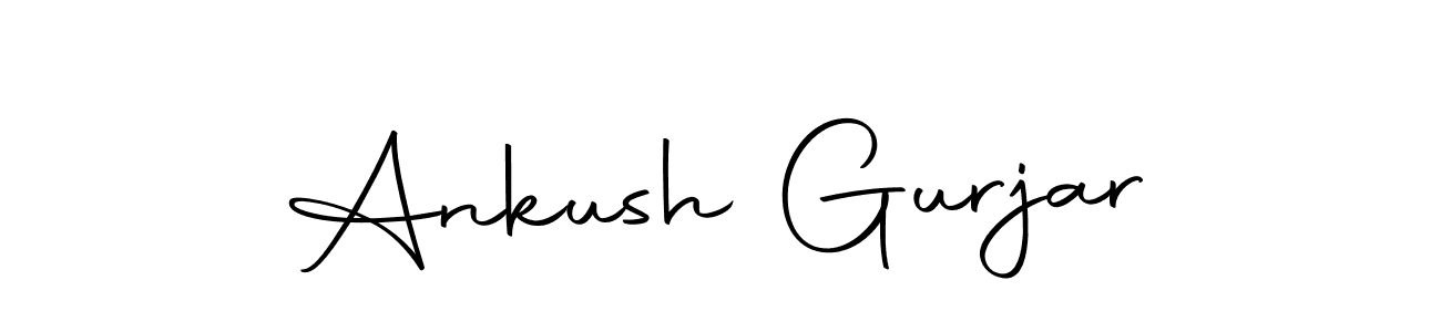 Design your own signature with our free online signature maker. With this signature software, you can create a handwritten (Autography-DOLnW) signature for name Ankush Gurjar. Ankush Gurjar signature style 10 images and pictures png