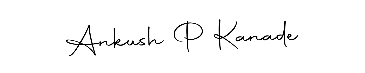 Ankush P Kanade stylish signature style. Best Handwritten Sign (Autography-DOLnW) for my name. Handwritten Signature Collection Ideas for my name Ankush P Kanade. Ankush P Kanade signature style 10 images and pictures png