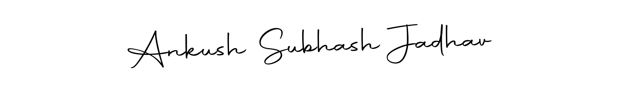 Ankush Subhash Jadhav stylish signature style. Best Handwritten Sign (Autography-DOLnW) for my name. Handwritten Signature Collection Ideas for my name Ankush Subhash Jadhav. Ankush Subhash Jadhav signature style 10 images and pictures png