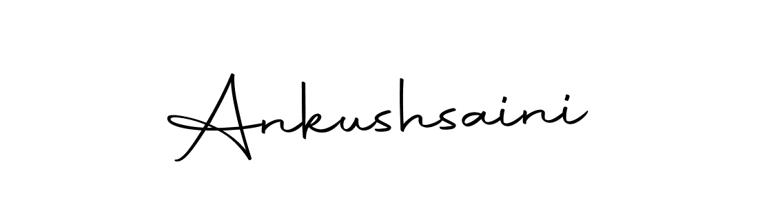 Design your own signature with our free online signature maker. With this signature software, you can create a handwritten (Autography-DOLnW) signature for name Ankushsaini. Ankushsaini signature style 10 images and pictures png