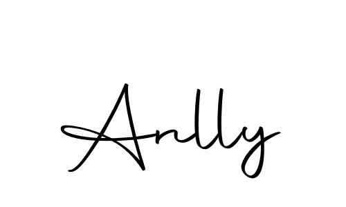 Make a beautiful signature design for name Anlly. With this signature (Autography-DOLnW) style, you can create a handwritten signature for free. Anlly signature style 10 images and pictures png