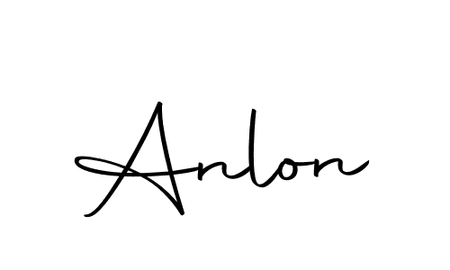 if you are searching for the best signature style for your name Anlon. so please give up your signature search. here we have designed multiple signature styles  using Autography-DOLnW. Anlon signature style 10 images and pictures png