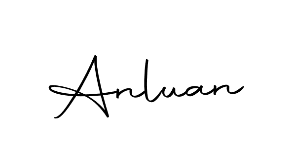 Design your own signature with our free online signature maker. With this signature software, you can create a handwritten (Autography-DOLnW) signature for name Anluan. Anluan signature style 10 images and pictures png