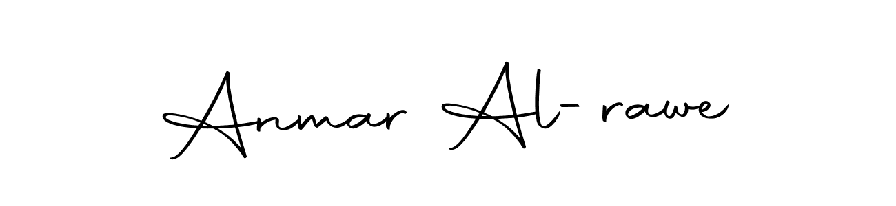 Create a beautiful signature design for name Anmar Al-rawe. With this signature (Autography-DOLnW) fonts, you can make a handwritten signature for free. Anmar Al-rawe signature style 10 images and pictures png