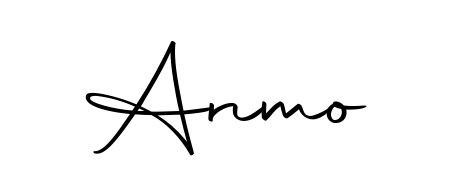 A sleek calligraphic signature for name Anmo utilizing Autography-DOLnW styling. Great for adding personal signatures to photos and art. Anmo signature style 10 images and pictures png