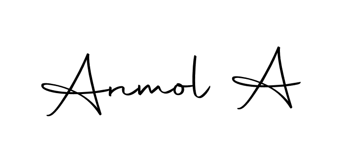 Make a beautiful signature design for name Anmol A. With this signature (Autography-DOLnW) style, you can create a handwritten signature for free. Anmol A signature style 10 images and pictures png