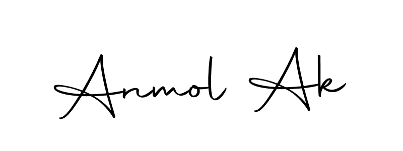 Use a signature maker to create a handwritten signature online. With this signature software, you can design (Autography-DOLnW) your own signature for name Anmol Ak. Anmol Ak signature style 10 images and pictures png