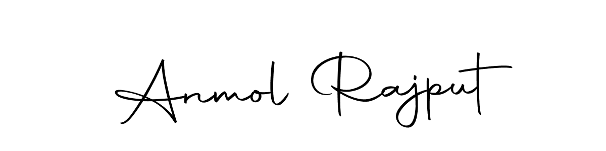 How to make Anmol Rajput name signature. Use Autography-DOLnW style for creating short signs online. This is the latest handwritten sign. Anmol Rajput signature style 10 images and pictures png
