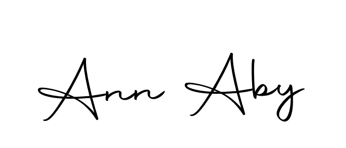 Create a beautiful signature design for name Ann Aby. With this signature (Autography-DOLnW) fonts, you can make a handwritten signature for free. Ann Aby signature style 10 images and pictures png