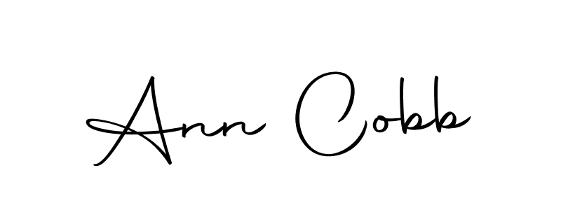 You should practise on your own different ways (Autography-DOLnW) to write your name (Ann Cobb) in signature. don't let someone else do it for you. Ann Cobb signature style 10 images and pictures png