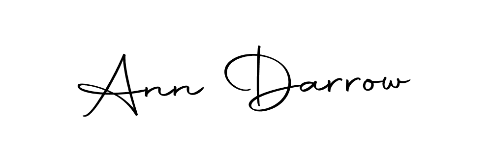 Create a beautiful signature design for name Ann Darrow. With this signature (Autography-DOLnW) fonts, you can make a handwritten signature for free. Ann Darrow signature style 10 images and pictures png