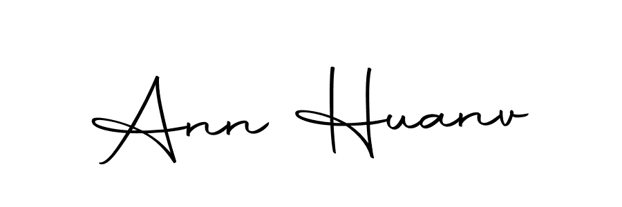 Create a beautiful signature design for name Ann Huanv. With this signature (Autography-DOLnW) fonts, you can make a handwritten signature for free. Ann Huanv signature style 10 images and pictures png