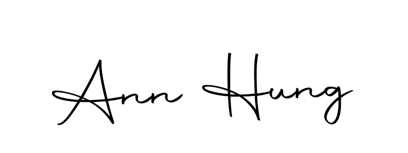 Create a beautiful signature design for name Ann Hung. With this signature (Autography-DOLnW) fonts, you can make a handwritten signature for free. Ann Hung signature style 10 images and pictures png