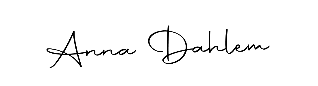 Make a short Anna Dahlem signature style. Manage your documents anywhere anytime using Autography-DOLnW. Create and add eSignatures, submit forms, share and send files easily. Anna Dahlem signature style 10 images and pictures png