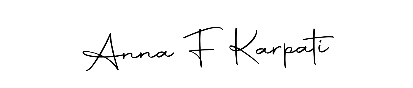 Similarly Autography-DOLnW is the best handwritten signature design. Signature creator online .You can use it as an online autograph creator for name Anna F Karpati. Anna F Karpati signature style 10 images and pictures png