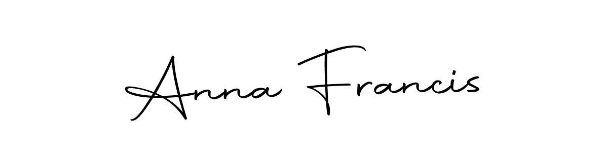 You should practise on your own different ways (Autography-DOLnW) to write your name (Anna Francis) in signature. don't let someone else do it for you. Anna Francis signature style 10 images and pictures png