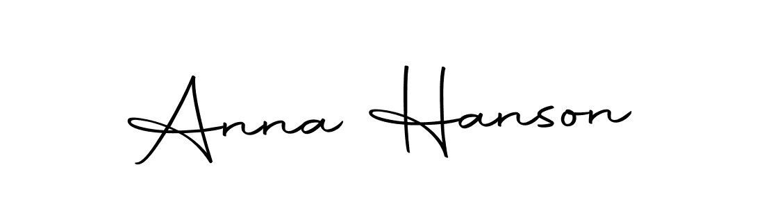 You should practise on your own different ways (Autography-DOLnW) to write your name (Anna Hanson) in signature. don't let someone else do it for you. Anna Hanson signature style 10 images and pictures png