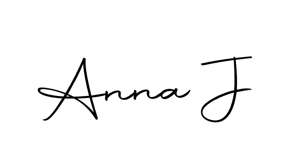 Anna J stylish signature style. Best Handwritten Sign (Autography-DOLnW) for my name. Handwritten Signature Collection Ideas for my name Anna J. Anna J signature style 10 images and pictures png