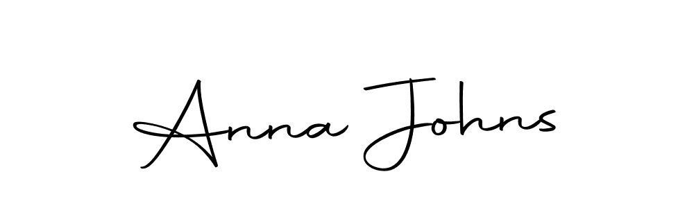 Anna Johns stylish signature style. Best Handwritten Sign (Autography-DOLnW) for my name. Handwritten Signature Collection Ideas for my name Anna Johns. Anna Johns signature style 10 images and pictures png